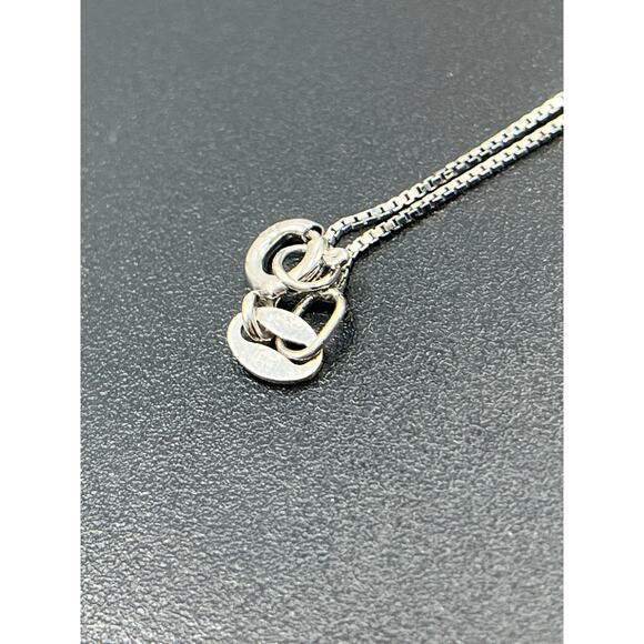 CP Sterling Silver White Freshwater Cultured Pearl Pendant Chain Necklace 18” - Picture 4 of 11